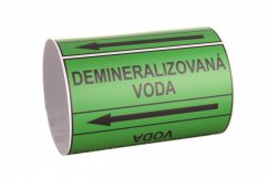 Páska na značení potrubí Signus M25 - DEMINERALIZOVANÁ VODA