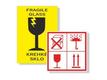 Package transport labeling - In stock