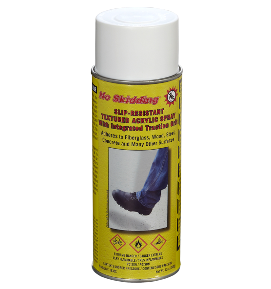 Acrylic transparent spray antislip coating