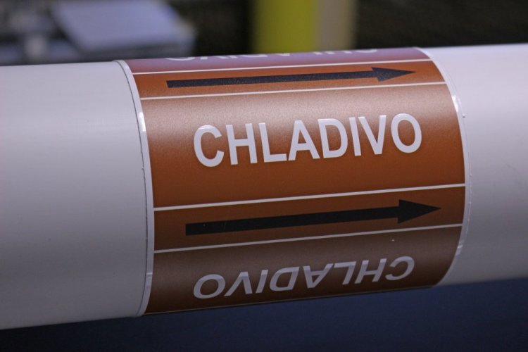 Páska na značenie potrubia Signus M25 - CHLADIVO