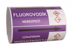 Páska na značení potrubí Signus M25 - FLUOROVODÍK