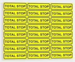 Total stop - stop tlačítko