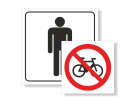 Inverted transparent door symbols