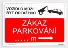 Zákaz parkování Vzor 4