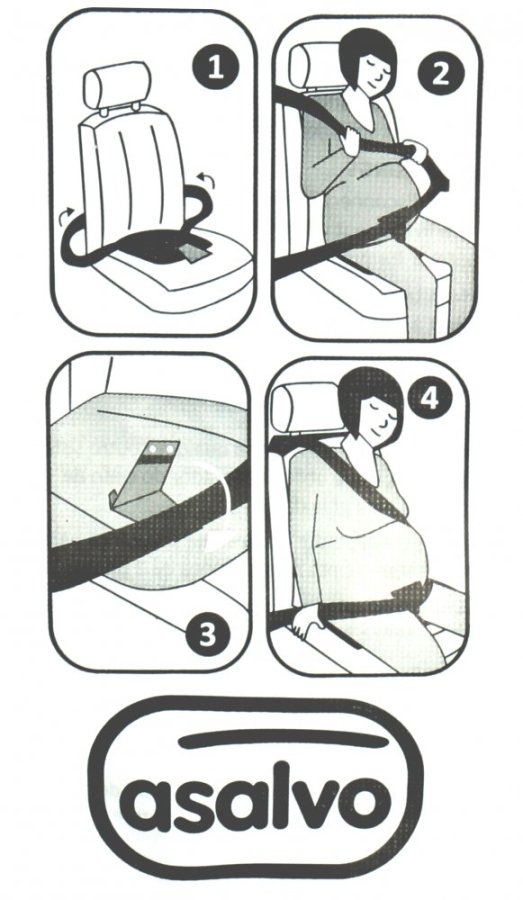 Asalvo, pregnancy belt for the car