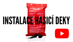 Ako pripevniť hasiacu deku na stenu?