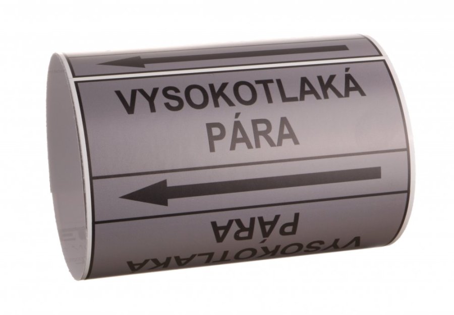 Páska na značení potrubí Signus M25 - VYSOKOTLAKÁ PÁRA