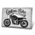 Plechová cedulka "Custom bike"