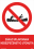 Zákaz splavovana nebezpečenstvo utopenia