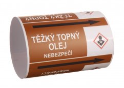 Páska na značení potrubí Signus M25 - TĚŽKÝ TOPNÝ OLEJ