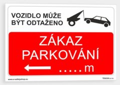 Zákaz parkování Vzor 3