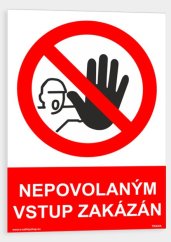 Tabulka Nepovolaným vstup zakázán