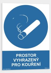 Prostor vyhrazený pro kouření