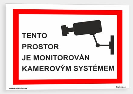 Tento prostor je monitorován kamerovým systémem