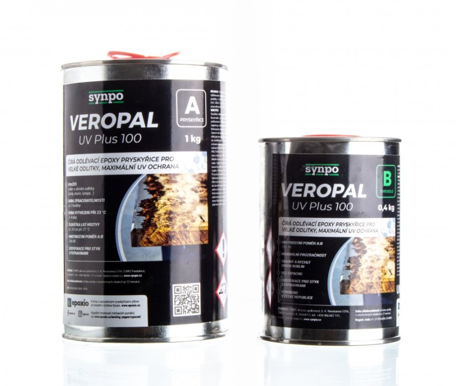 Epoxidová pryskyřice Veropal UV Plus 100, k odlévání vrstev do 10 cm