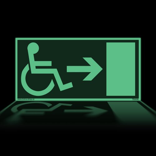 Accessible fire exit - right