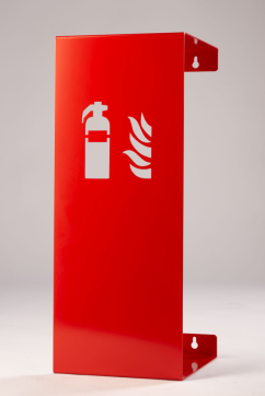 Wall-mounted design cover for fire extinguisher