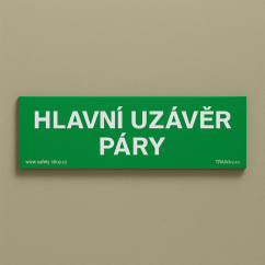 Hlavní uzávěr páry