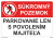 Bezpečnostné tabuľky - Súkromný pozemok parkovanie len s povolením majiteľa