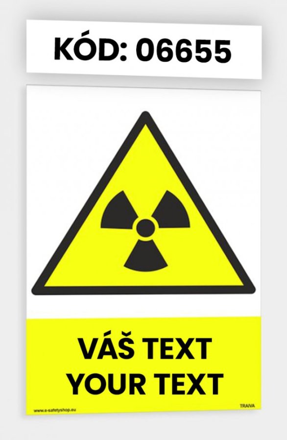 Výstražné tabulky s vlastním piktogramem i textem