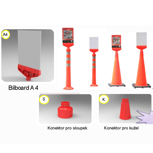 Dopravní kužel reflexní PVC Signus TC1