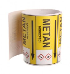 Páska na značenie potrubia Signus M25 - METAN