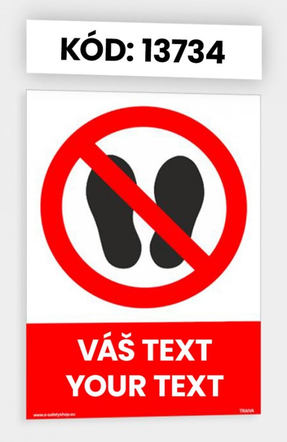 Zákazové tabulky s vlastním piktogramem i textem
