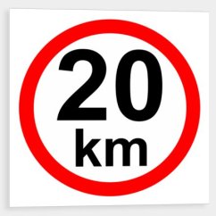Omezení rychlosti 20 km/h