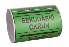 Páska na značení potrubí Signus M25 - SEKUNDÁRNÍ OKRUH