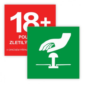 Informative signs - Varianty - Dravci - Holografická samolepící fólie - 11 dravců na archu 30 x 40 cm, Kód: 25125