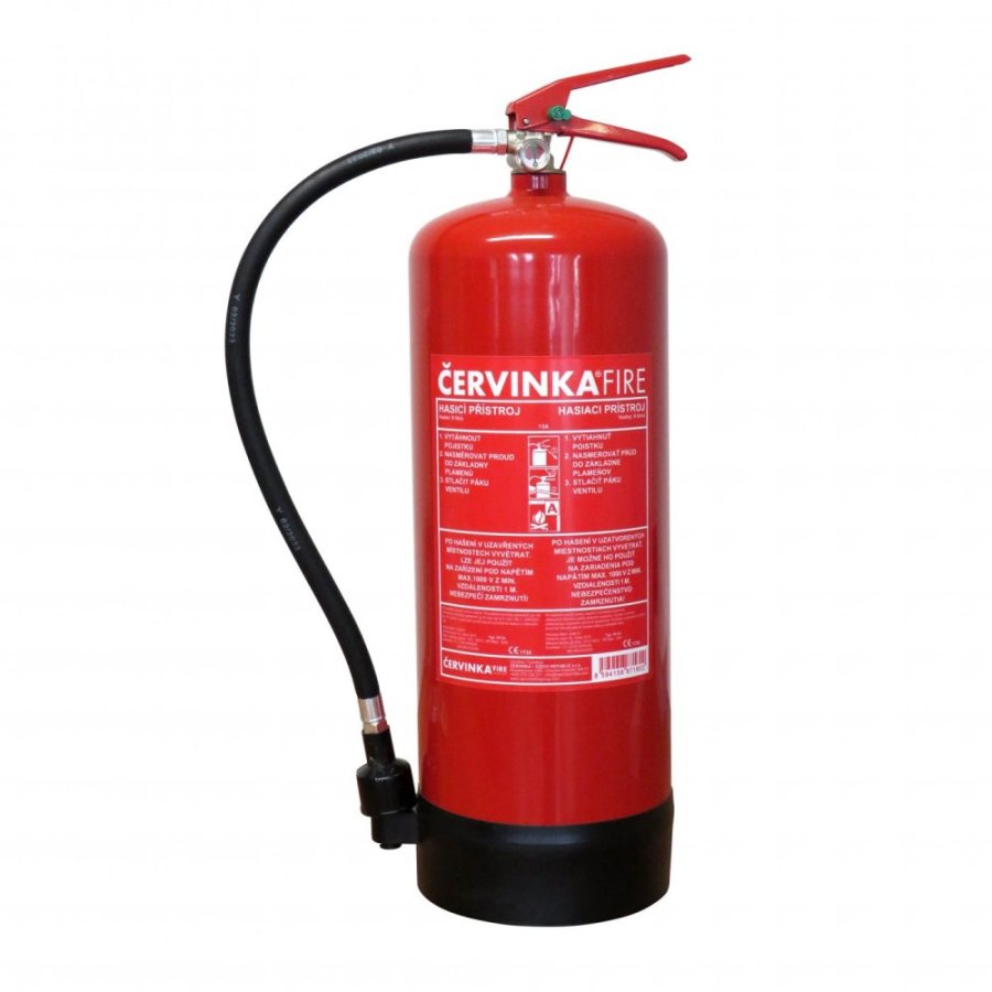 Hasiaci prístroj vodný 9 l s revíziou (13A)