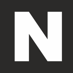 Šablona písmeno "N" vodorovné značení Šablona písmeno "N" vodorovné značení