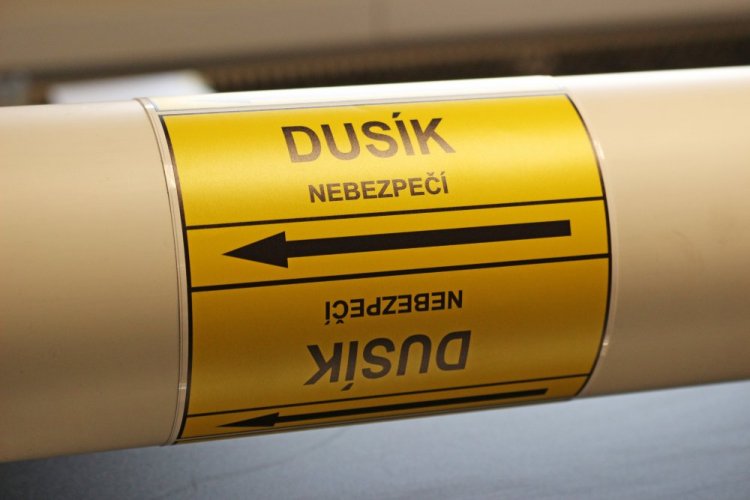 Páska na značenie potrubia Signus M25 - DUSÍK