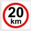 Omezení rychlosti 20 km/h