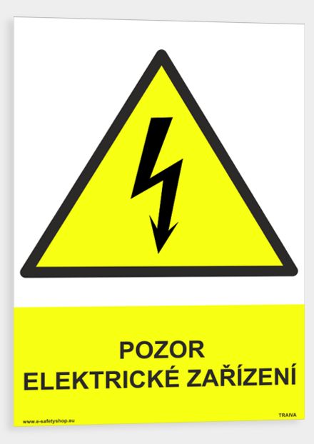 Pozor elektrické zařízení