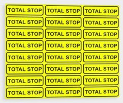 Total stop sign