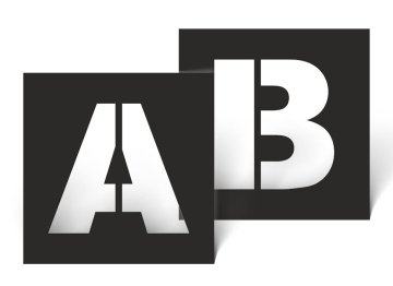 Šablóny písmen