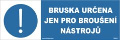 Bruska určena jen pro broušení nástrojů