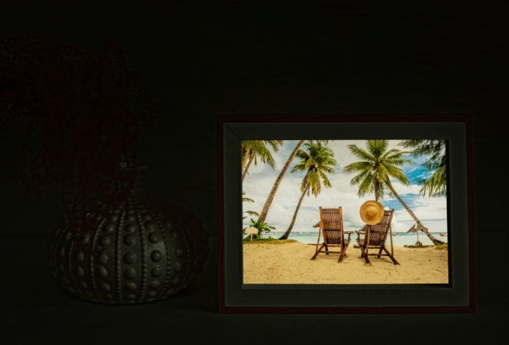Svietiaci obraz - dovolenka / pláž
