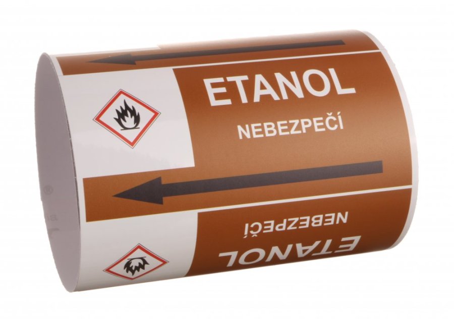 Páska na značení potrubí Signus M25 - ETANOL