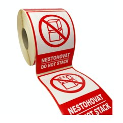 Značení obalů - Nestohovat / Do not stack