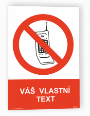 Tabuľka s Vaším vlastným textom "Zákaz 13"