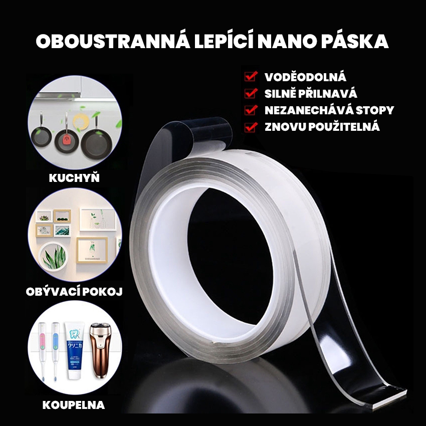 Obojstranná nano páska  Signus HP38, 3 m