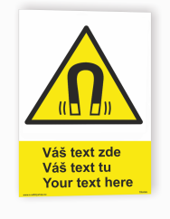Tabuľka s Vaším vlastným textom "Výstraha 12"
