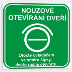 Nouzové otevírání dveří