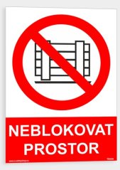 Neblokovat prostor