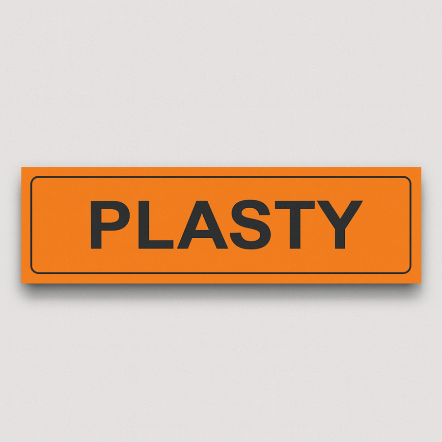 Tříděný odpad  Plasty