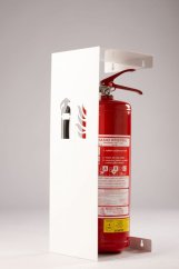 Nástěnný designový kryt na hasicí přístroj