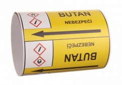 Páska na značení potrubí Signus M25 - BUTAN