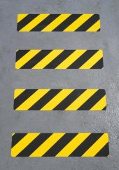 Vysoce abrazivní protiskluzová páska 610 x 150mm PERMAFIX HAZARD EXTRA